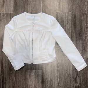 cute white jacket
